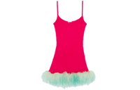 SAINT LAURENT Sleeveless Dresses Women's Red
