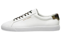 SAINT LAURENT Stylish Skateboarding Shoes Men's White Green