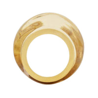SAINT LAURENT Resin, Metal Rings Women's Gold