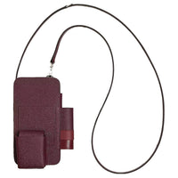 HERMES Epsom Swift With Box Calfskin Cell Phone Pouch Women's Bordeaux Red/Hermès Red