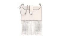 MIU MIU Calfskin Card Holder Mini Women's White