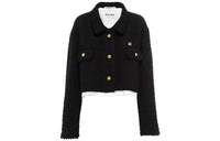 MIU MIU FW22 Cropped Coats Women's Black