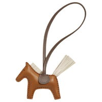 HERMES Lambskin Pendants Women's Brown