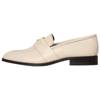 CELINE Triomphe Malaquais Loafers Women's Milk White