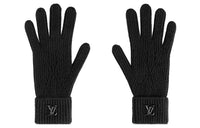 LOUIS VUITTON Knit Gloves Men's Black