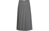 PRADA SS24 Casual Long Skirt Women's Granite Gray