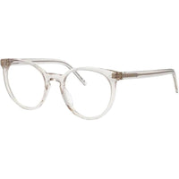 SAINT LAURENT Acetate Cat Eye Eyeglass Frames Women's White
