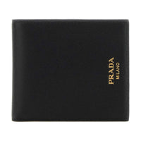 PRADA Leather Wallet Men's Black