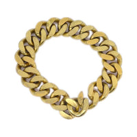 CHANEL 1995 CC engraved Chain Bracelet