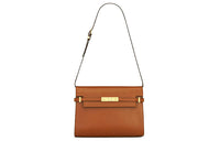 SAINT LAURENT Leather Shoulder Bag Crossbody Bag Women's Brick/Deep Ebony