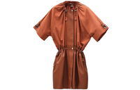 HERMES Short-Sleeved Dresses Women's Umber