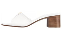 LOUIS VUITTON Capri Slip-Resistant Slide Slippers Women's White