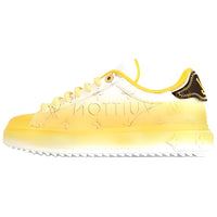LOUIS VUITTON Time Out Low Top Skateboard Shoes Women's Yellow