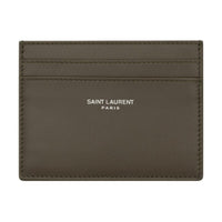 SAINT LAURENT PARIS Smooth Leather Card Holder Regular Men's Light Musk
