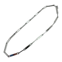 SAINT LAURENT Brass Necklaces Men's Silver