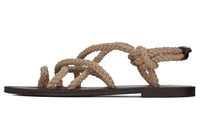 SAINT LAURENT Strap Sandals Men's Light Beige
