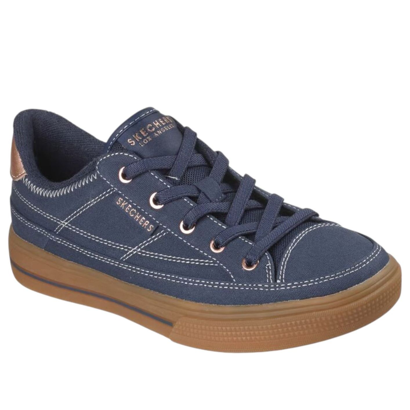 (WMNS) Skechers Arch Fit Gallery Pretty Palette 'Navy' 190223-NVY