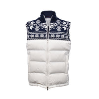 Brunello Cucinelli Fair Isle Panelled Gilet