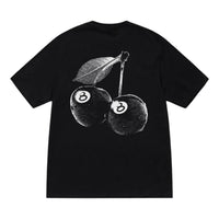 Stussy Cherries T-Shirt Oversized 'Black' 1905066-BLK