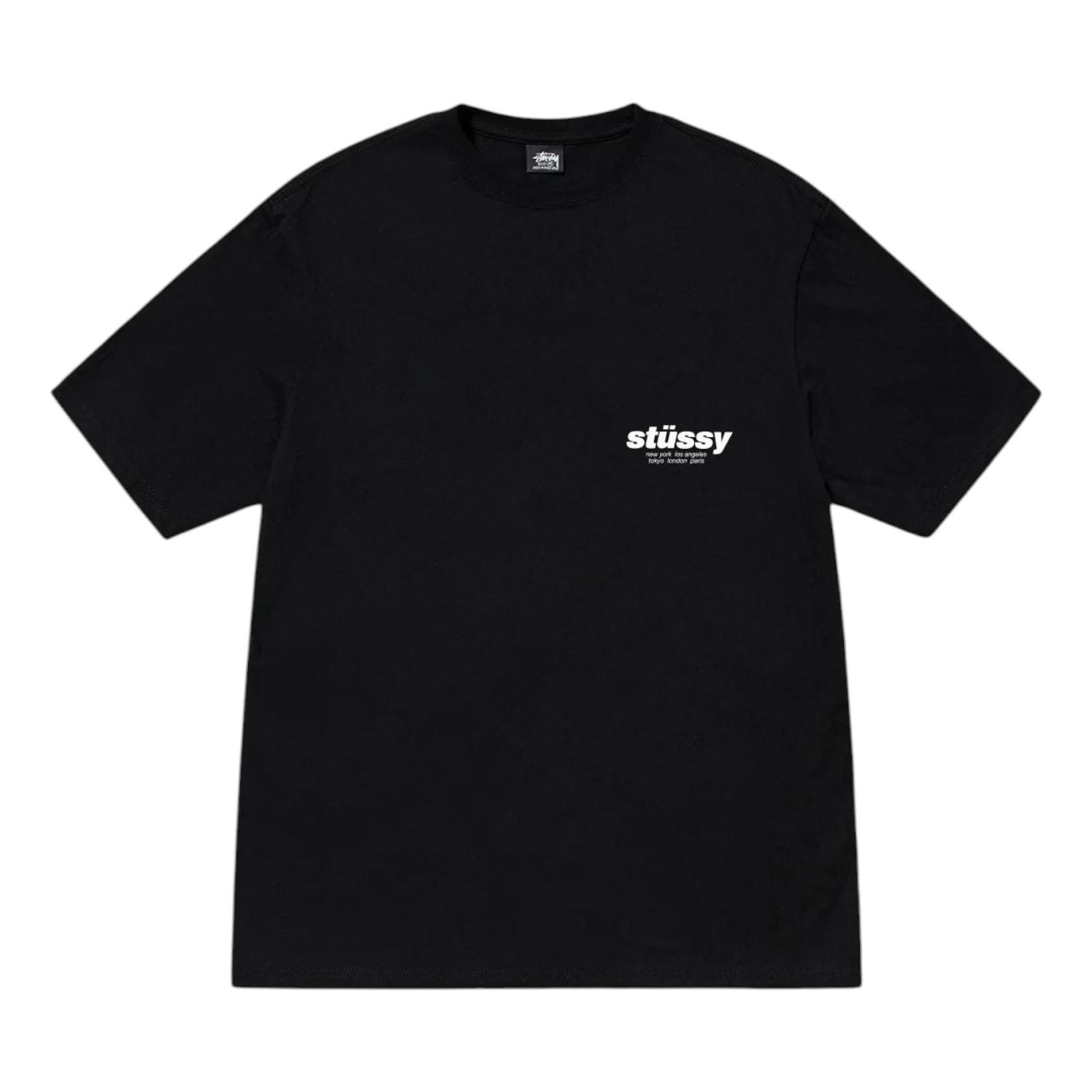 Stussy Rollers T-shirt Relaxed Fit 'Black' 1905160-BLK
