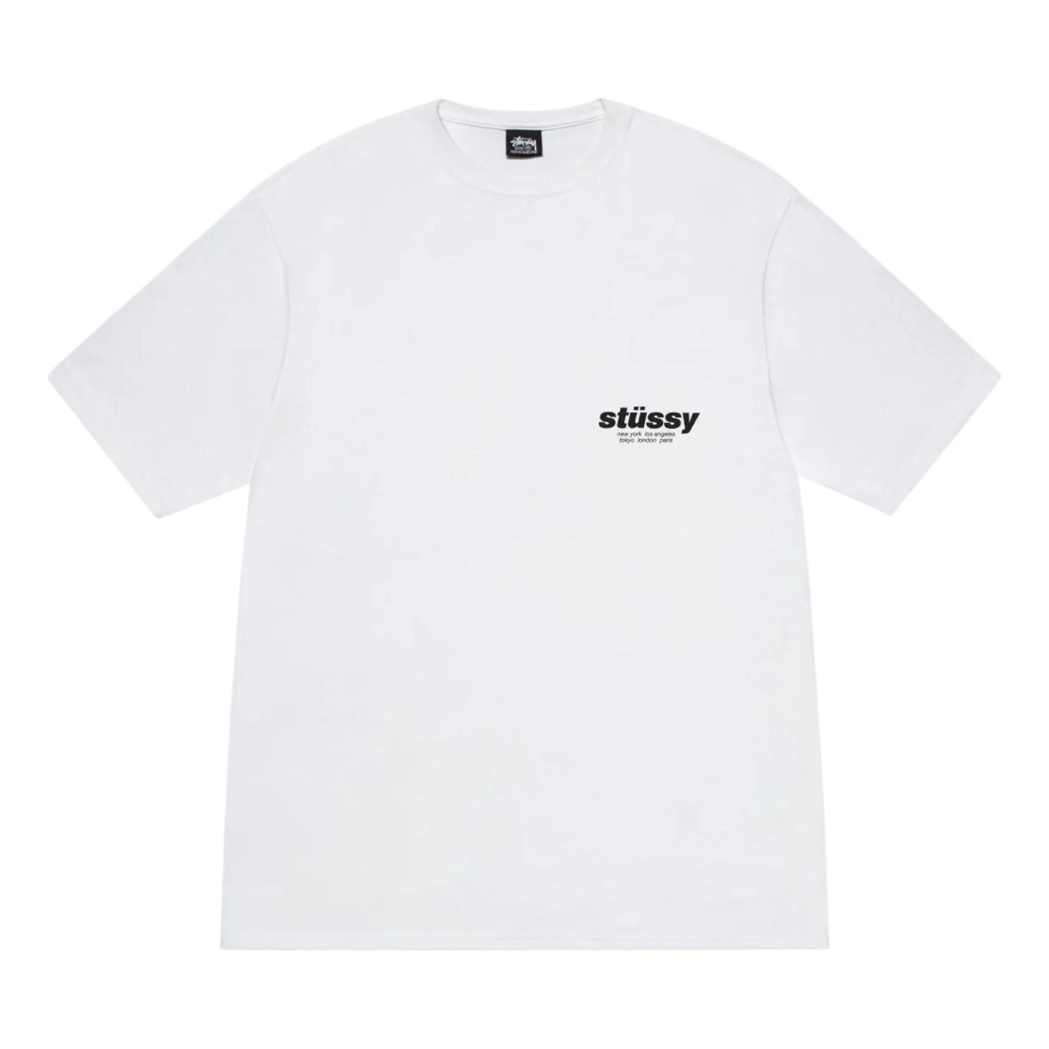 Stussy Rollers T-shirt Relaxed Fit 'White' 1905160-WHIT