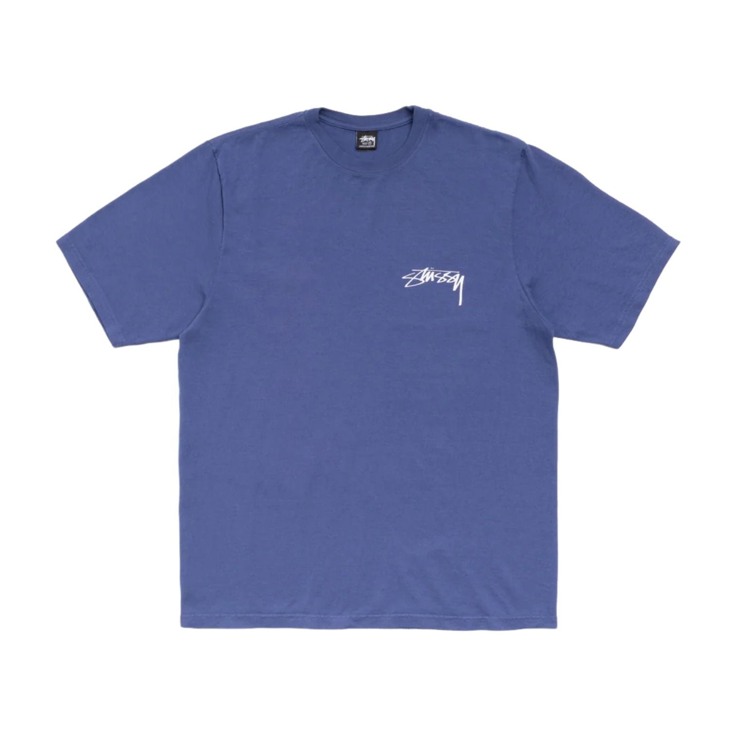 Stussy Skate Stack T-Shirt Pigment Dyed 'Indigo' 1905178-INDI