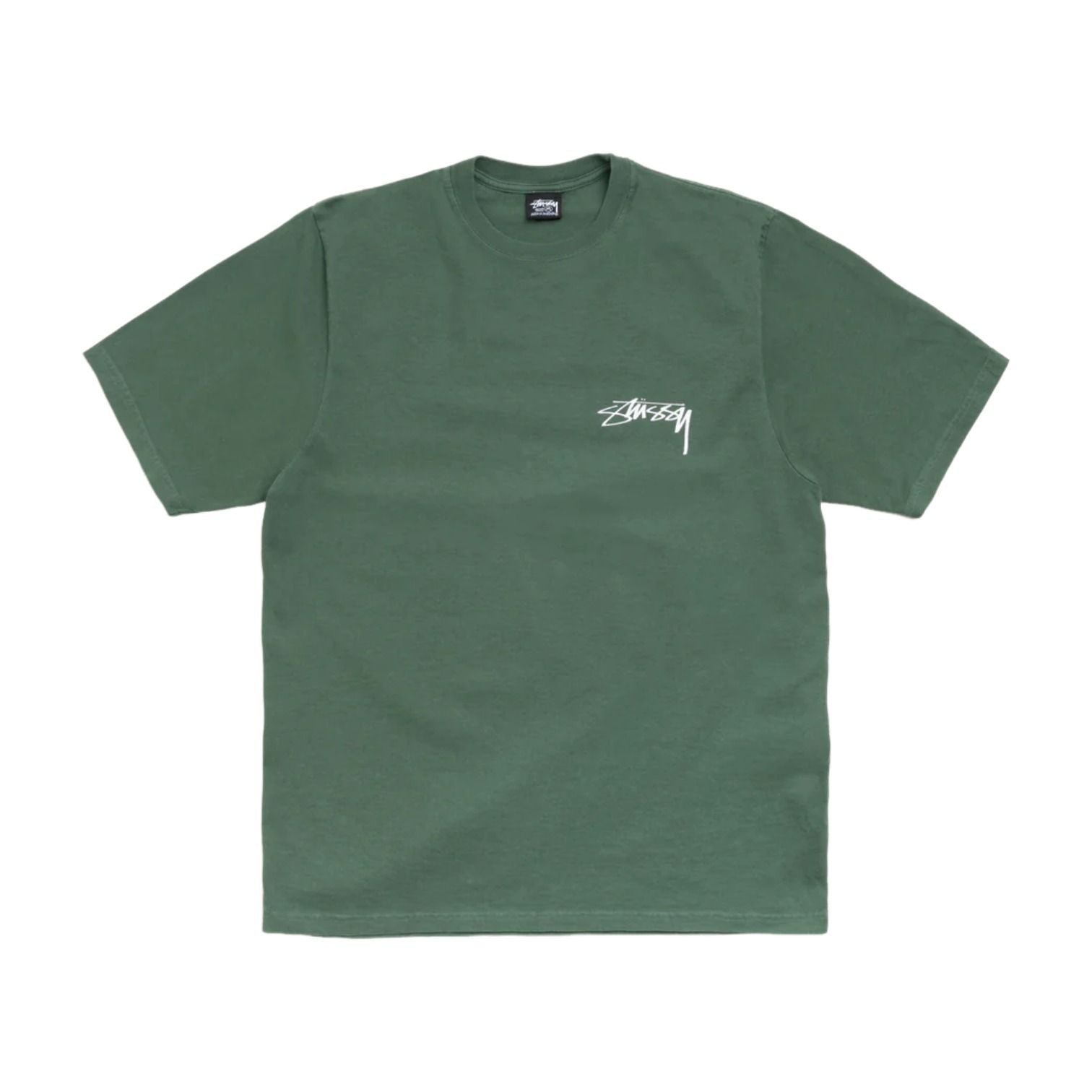 Stussy Skate Stack T-Shirt Pigment Dyed 'Pine' 1905178-PINE