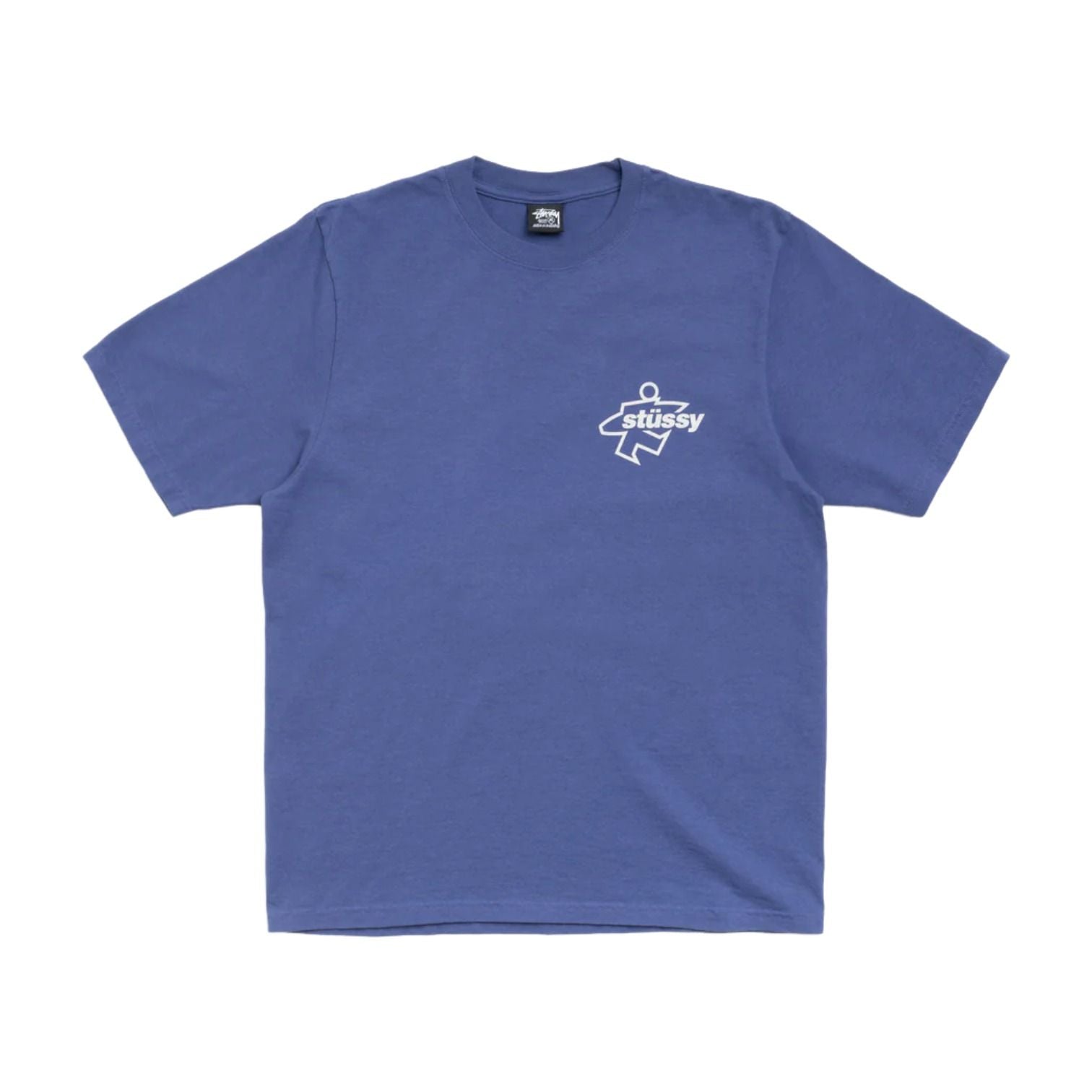 Stussy Surf Size T-Shirt Pigment Dyed 'Indigo' 1905180-INDI