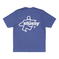 Stussy Surf Size T-Shirt Pigment Dyed 'Indigo' 1905180-INDI