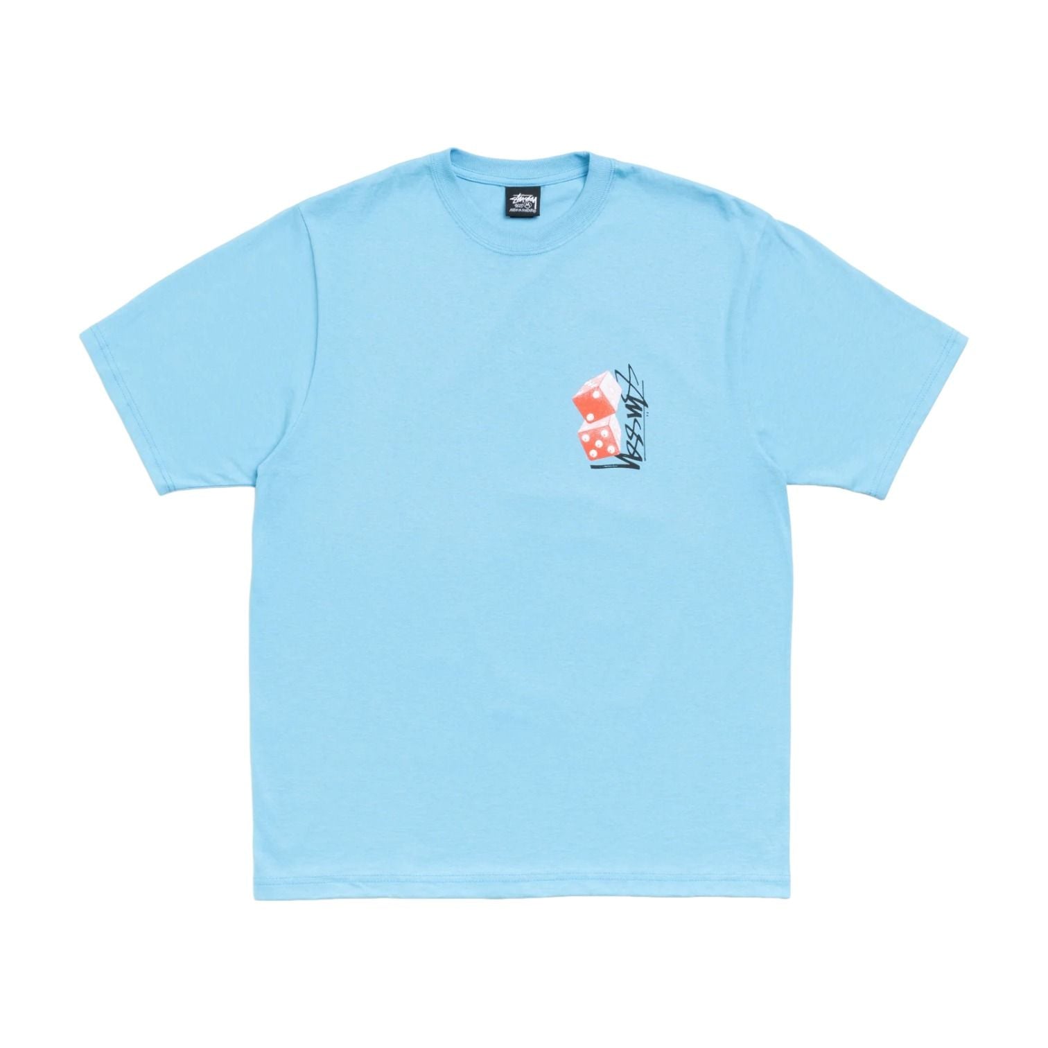 Stussy Tall Dice T-Shirt 'Sky Blue' 1905187-SKY
