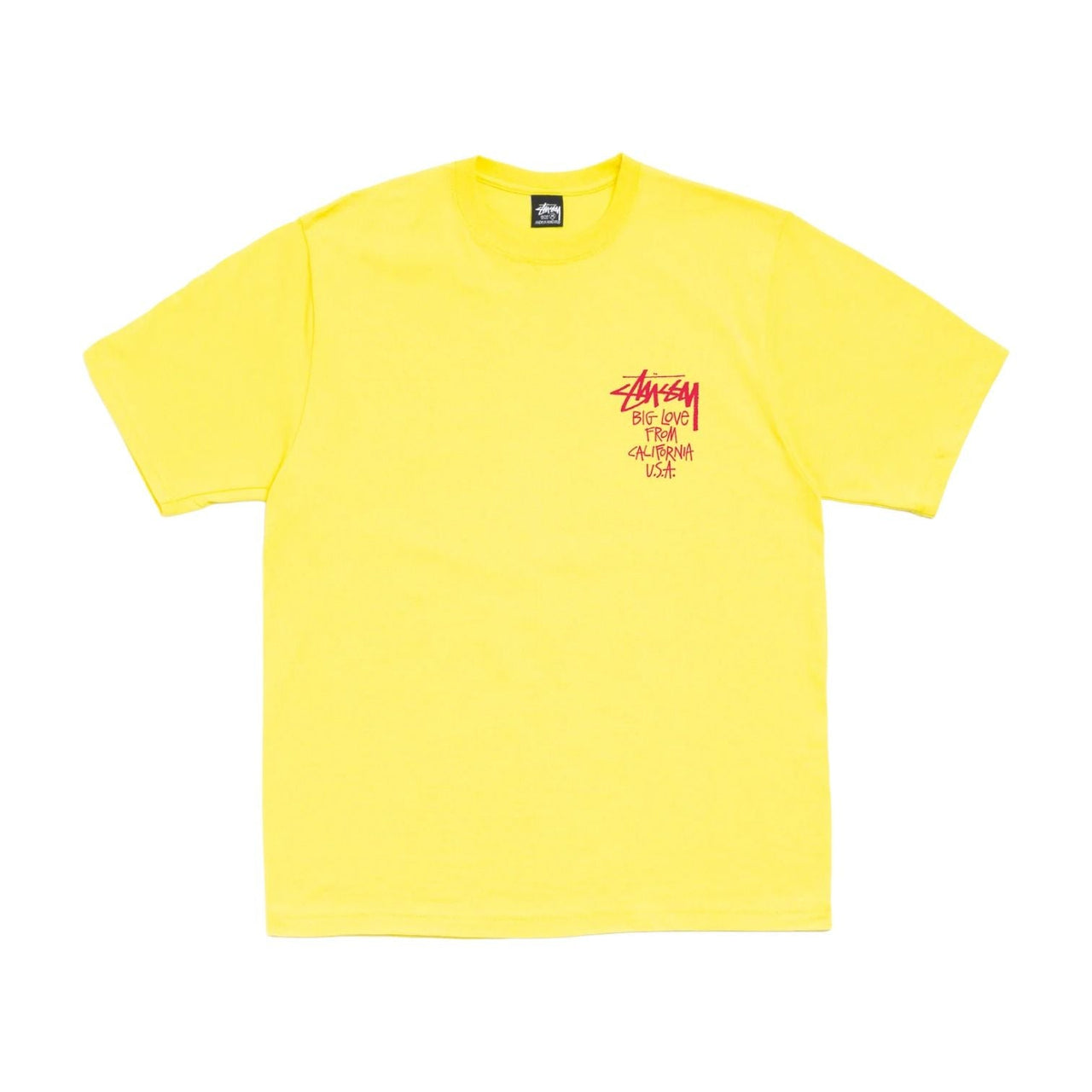 Stussy Big Love T-Shirt 'Lemon' 1905218-LEMO