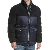 Brunello Cucinelli Suede-Panelled Puffer Jacket