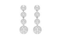 SAINT LAURENT Clip-on Circular Drop Earrings
