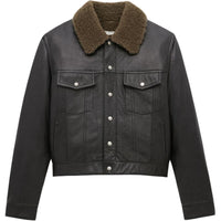 SAINT LAURENT Buttoned Long-Sleeved Short Jacket