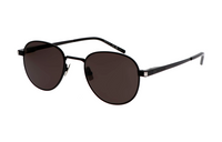 SAINT LAURENT Metal Irregular Shape Sunglasses Men's Black