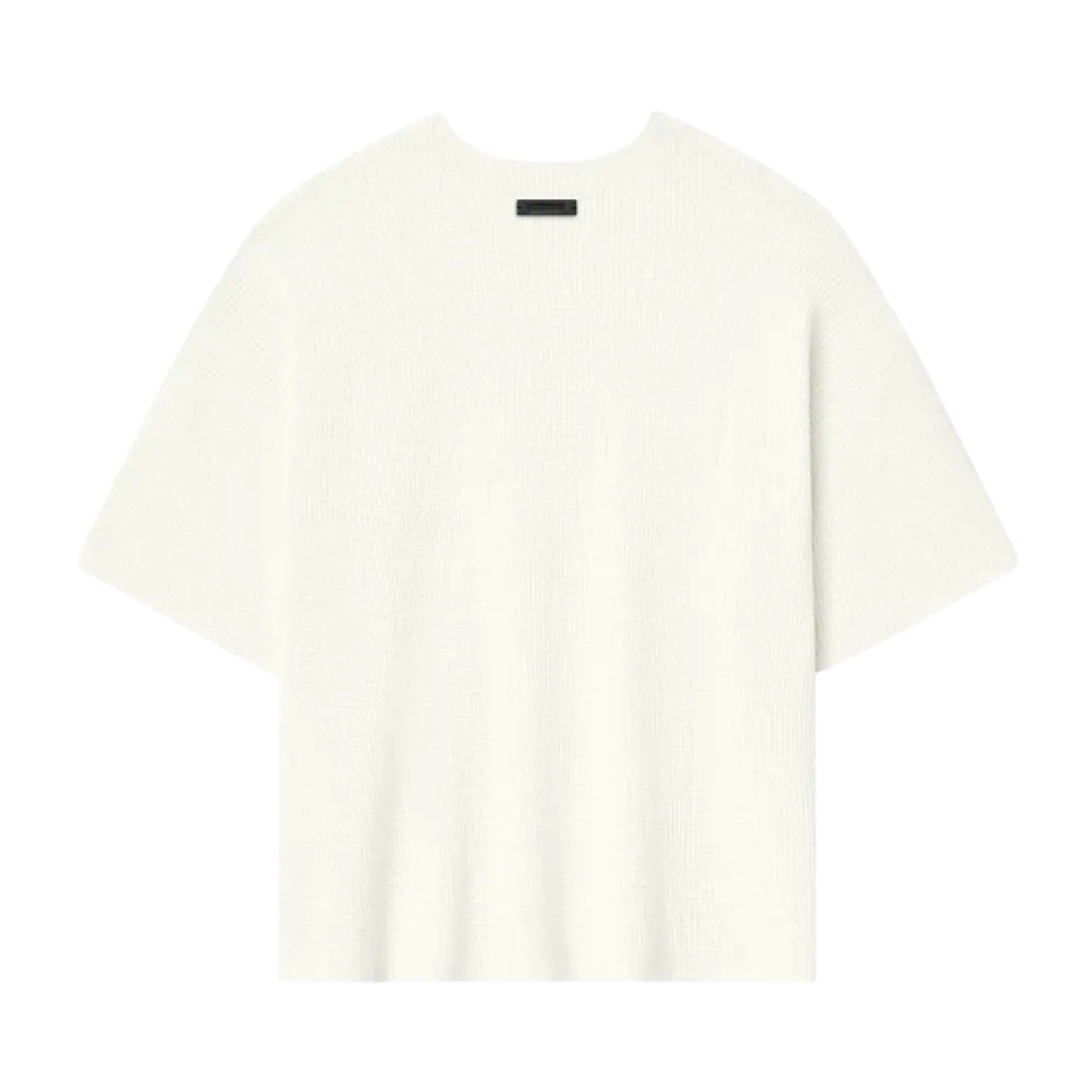 Fear of God Essentials Waffle Short Sleeve Sweater 'Cloud White' 192SP256154F