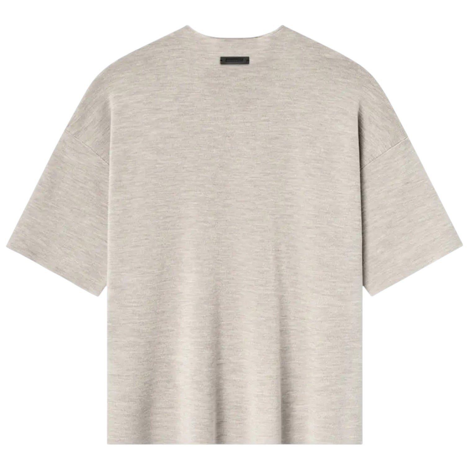 Fear of God Essentials Merino Short Sleeve Sweater 'Heather Stone' 192SP256482F