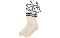 DIOR SS23 Mid-Calf Socks Women's 1 Pack Beige