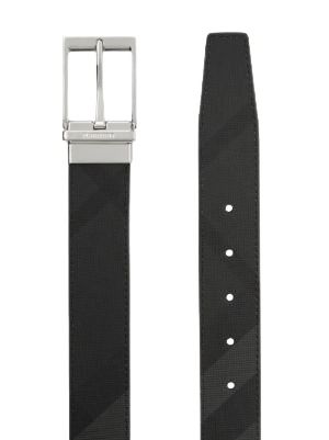 Burberry 26 Reversible Check Belt 'Black' 8064959