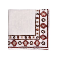 Brunello Cucinelli Geometric-Print Wool Scarf