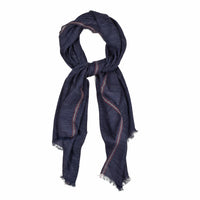 Brunello Cucinelli Frayed-Edge Detail Scarf