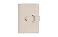 HERMES Bearn Epsom Leather Card Holder Women's M4 Gris Pale Cream Gray