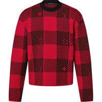 LOUIS VUITTON Damier Wool Crewneck