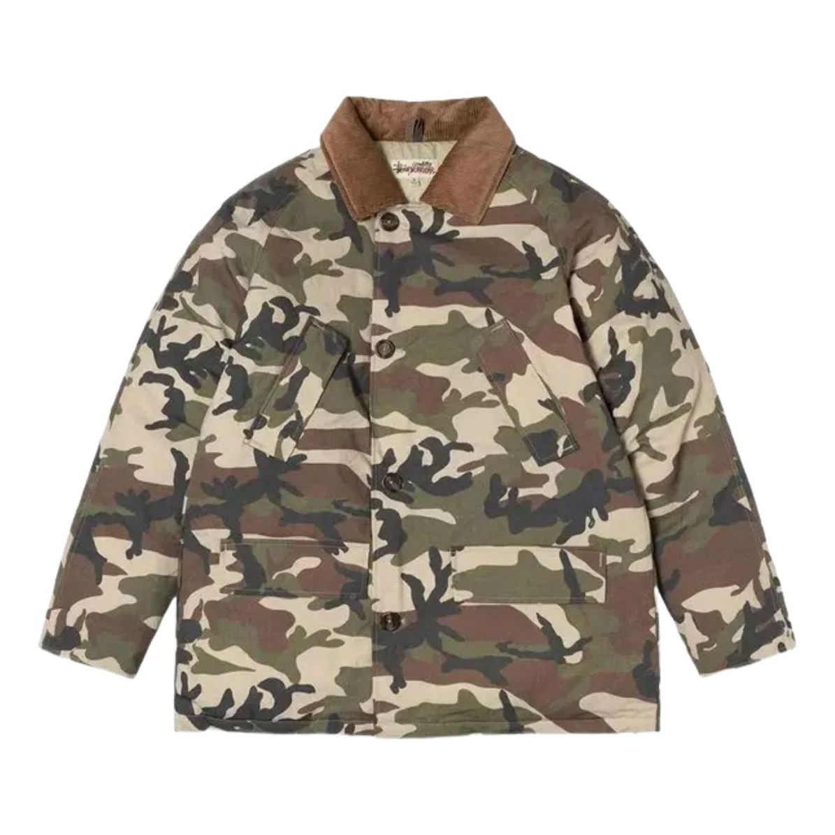 Denim Tears x Stussy Tears Ripstop Army Jacket 'Camo' 195292358158-CAMO