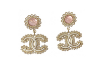 CHANEL Earrings Women's Gold