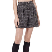 CHANEL Casual Shorts Women's Black Gray Color