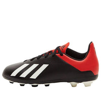 (GS) adidas X 18.4 FG 'Black White Red' BB9378
