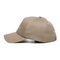 SAINT LAURENT Cotton Baseball Caps Men's Black/Beige