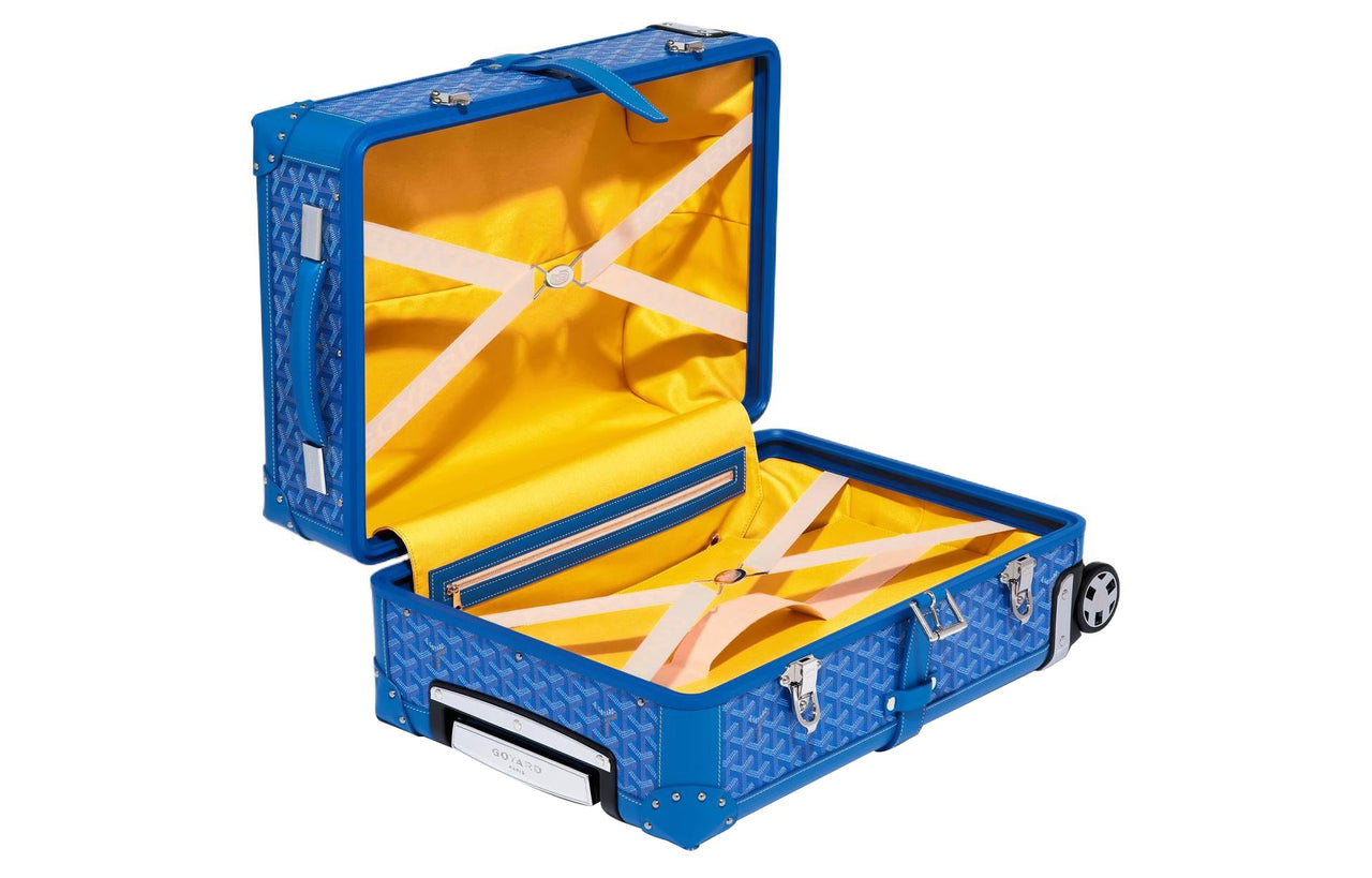 GOYARD Bourget Luggage Sky Blue
