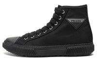PRADA High Top Stylish Skateboarding Shoes Men's Black
